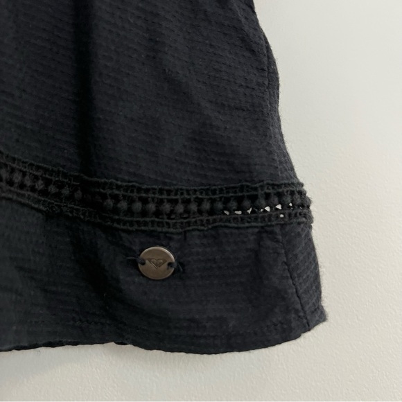 Roxy Black Boho Lace Tank • Size Small - Picture 4 of 7